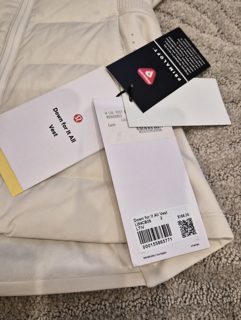 NWT - Lululemon Women's Down For It All Vest - Size 2 - Picture 7 of 7